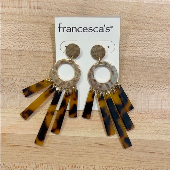 Francesca's Collections Jewelry - Francescas tortoise earrings Francesca's Collections Jewelry - Francescas tortoise earrings